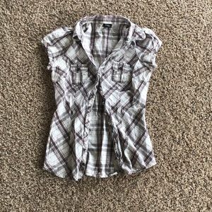 Vanity brand button up shirt